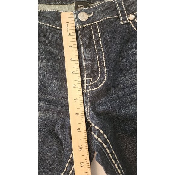 Paisley Sky Women's Dark Wash Denim Jeans Size 14 - Picture 12 of 13